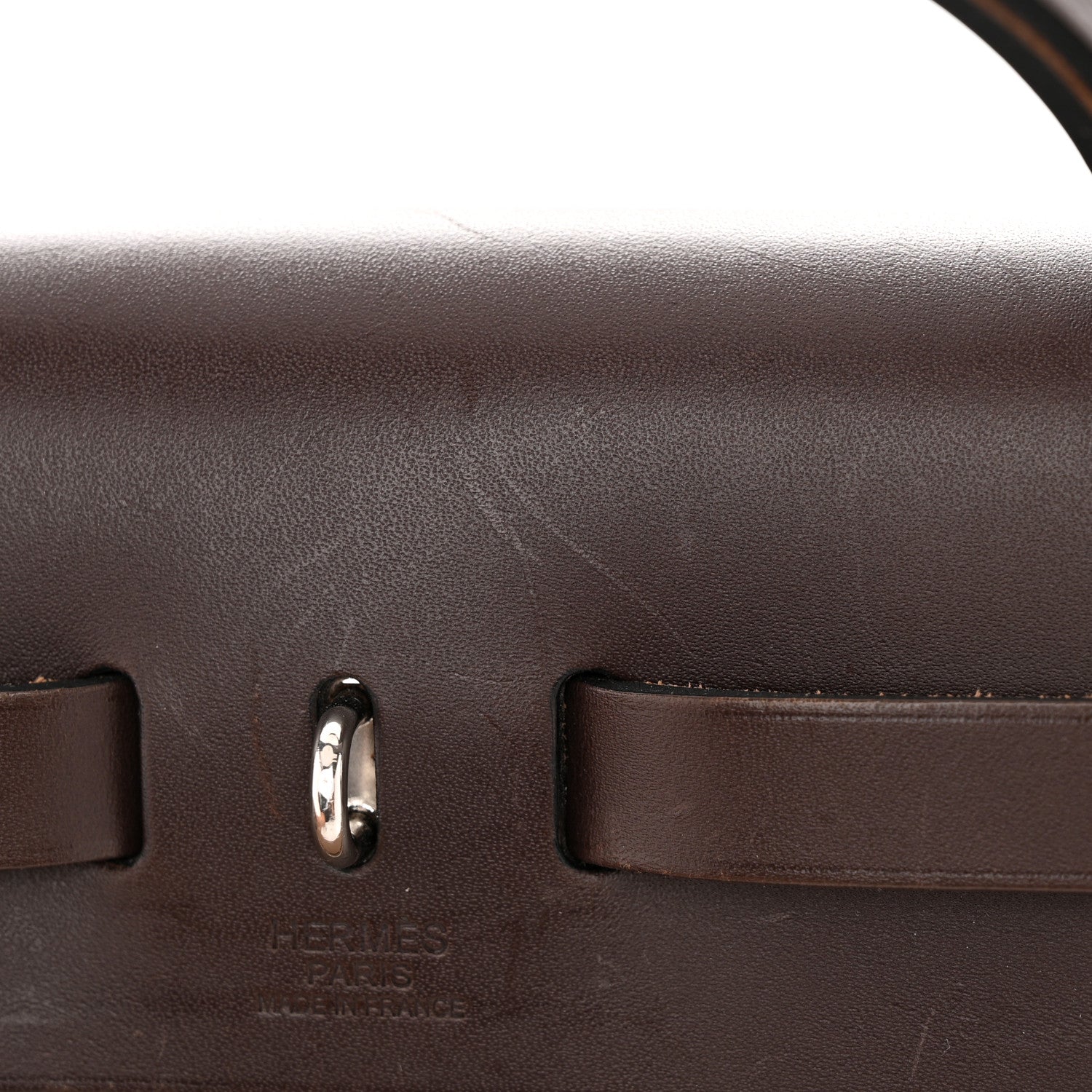 Hermes Vache Hunter Toile Herbag Zip 31 PM Etoupe Ebene 13 of 16