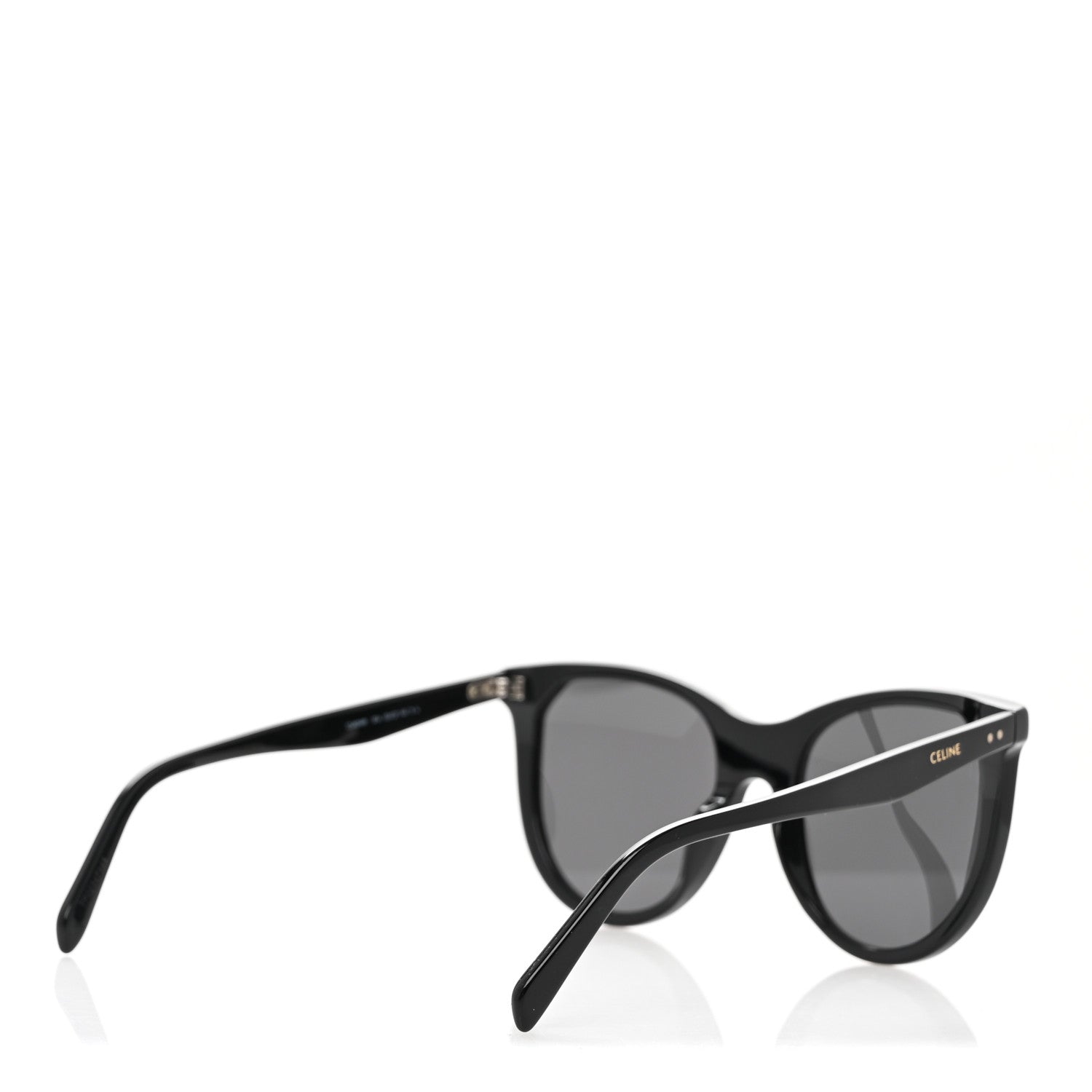 Celine Acetate Cat Eye Sunglasses CL401491 Black 4 of 8