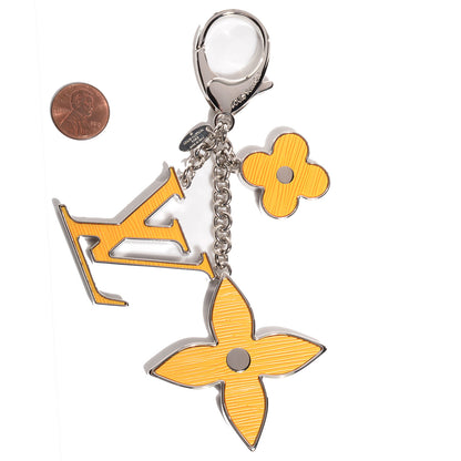 Louis Vuitton Fleur d'Epi Bag Charm Citron 2 of 5