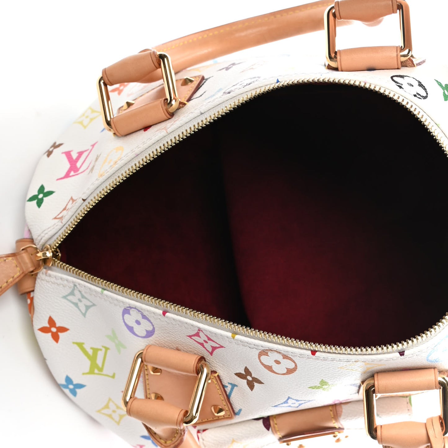Monogram Multicolor Speedy 30 White