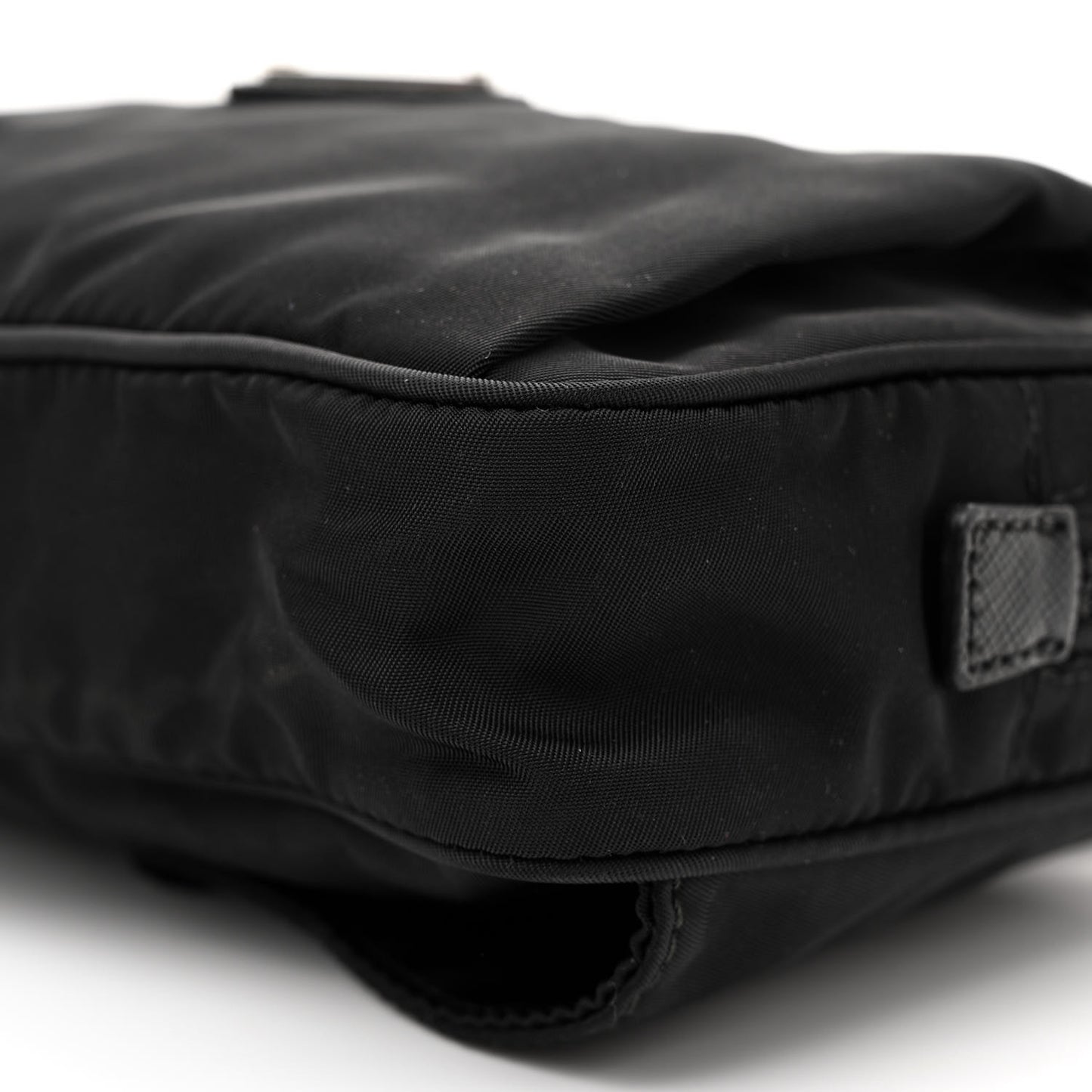 Re-Nylon Saffiano Belt Bag Black