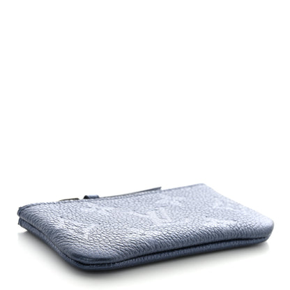 Louis Vuitton Metallic Empreinte Monogram Giant Key Pouch Navy Nacre 4 of 7