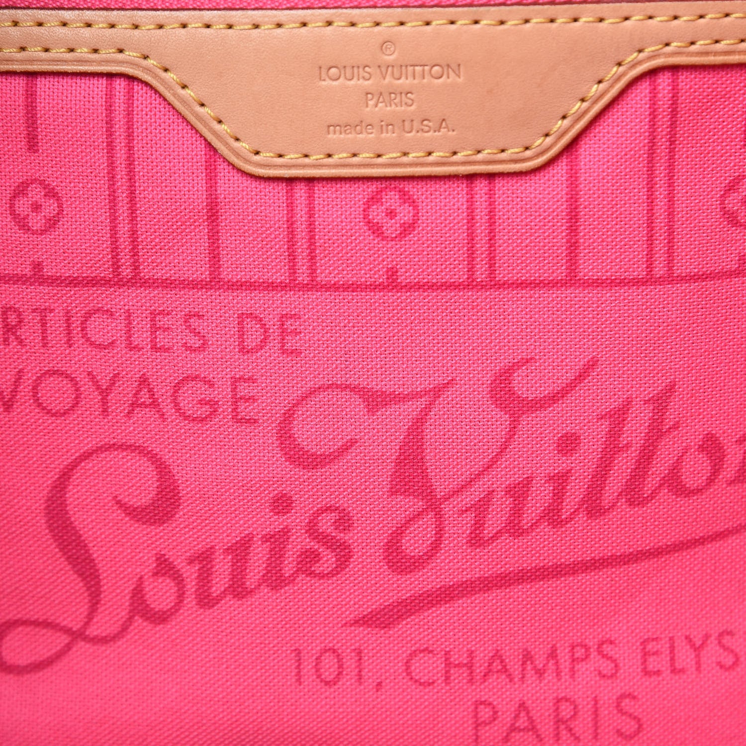 Louis Vuitton Monogram Roses Neverfull MM 15 of 15