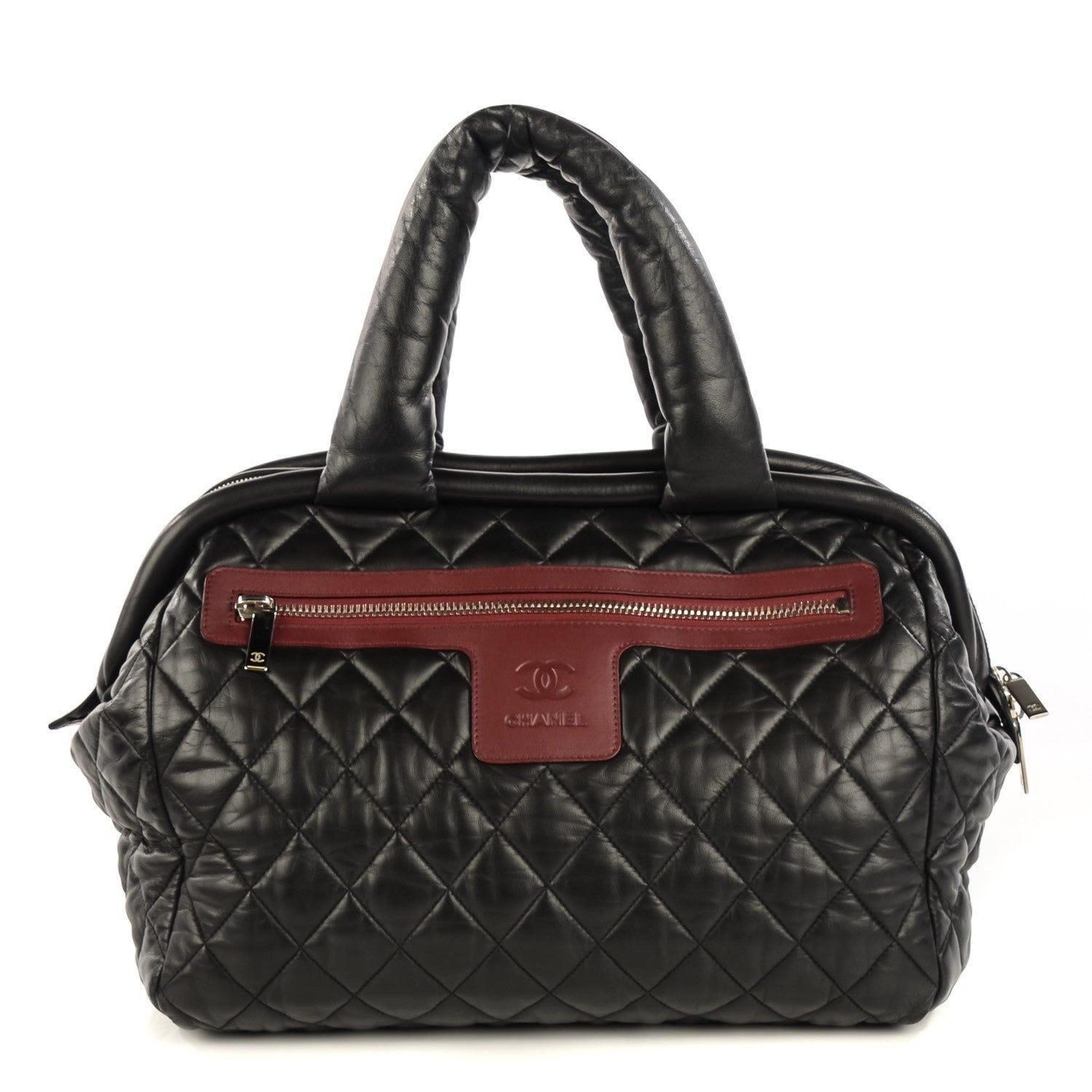 Chanel Lambskin Coco Cocoon Bowler Black 1 of 7