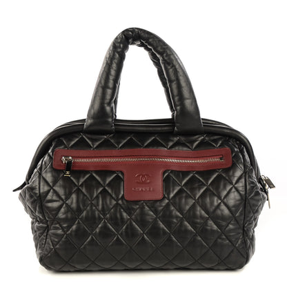 Chanel Lambskin Coco Cocoon Bowler Black 1 of 7