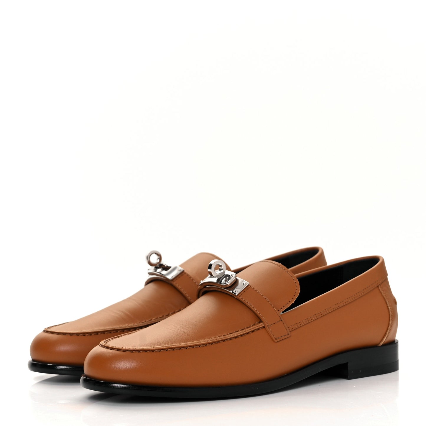 Calfskin Womens Destin Loafer 36 Naturel
