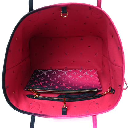Louis Vuitton Monogram Giant Spring In The City Neverfull MM Midnight Fuchsia 5 of 9