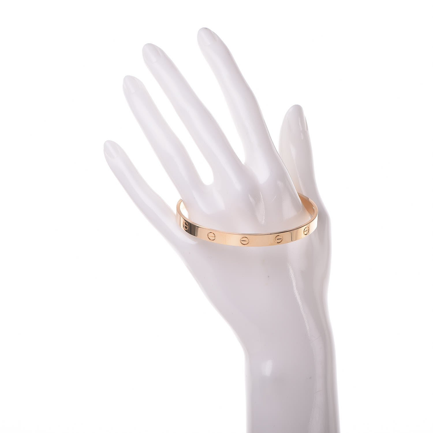 Cartier 18K Yellow Gold LOVE Cuff Bracelet 20 2 of 5