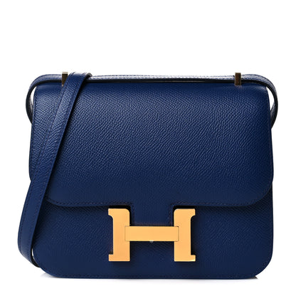 Hermes Epsom Constance 18 Bleu Saphir 1 of 10