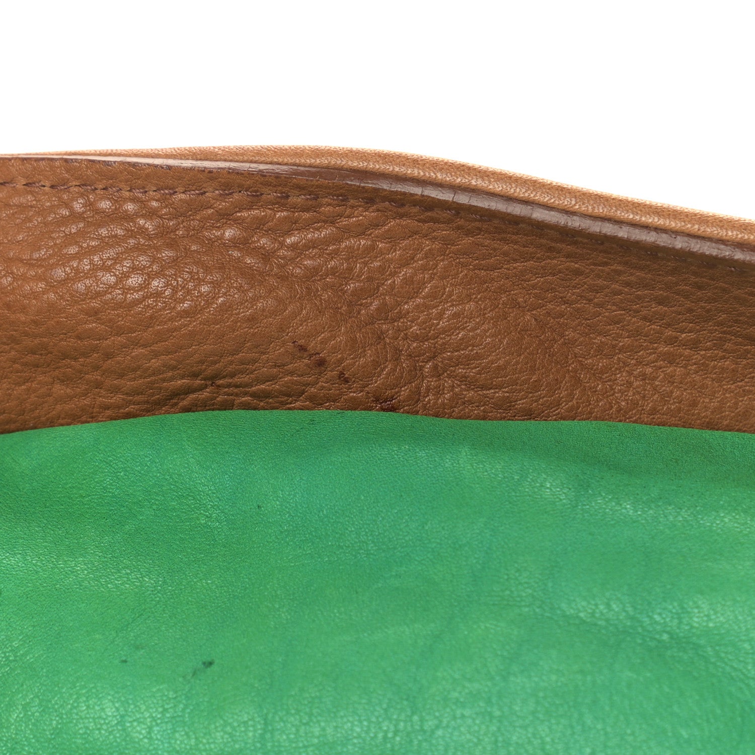 Bottega Veneta Nappa Intrecciato Bi-Color Top Handle Tote Green Brown 10 of 18