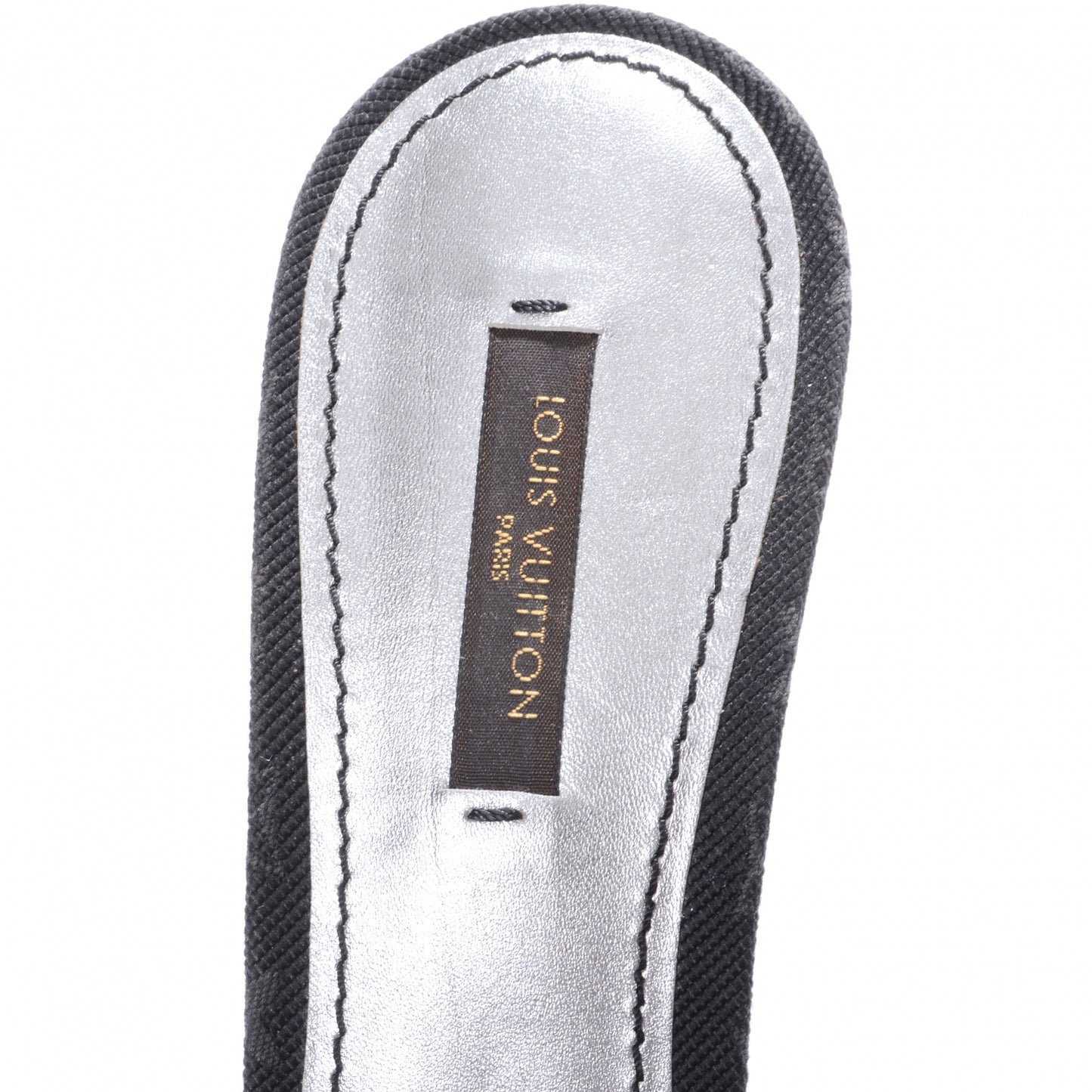 Monogram Mini Grenadine Heels Black 39