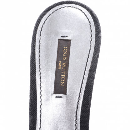 Louis Vuitton Monogram Mini Grenadine Heels Black 39 7 of 7