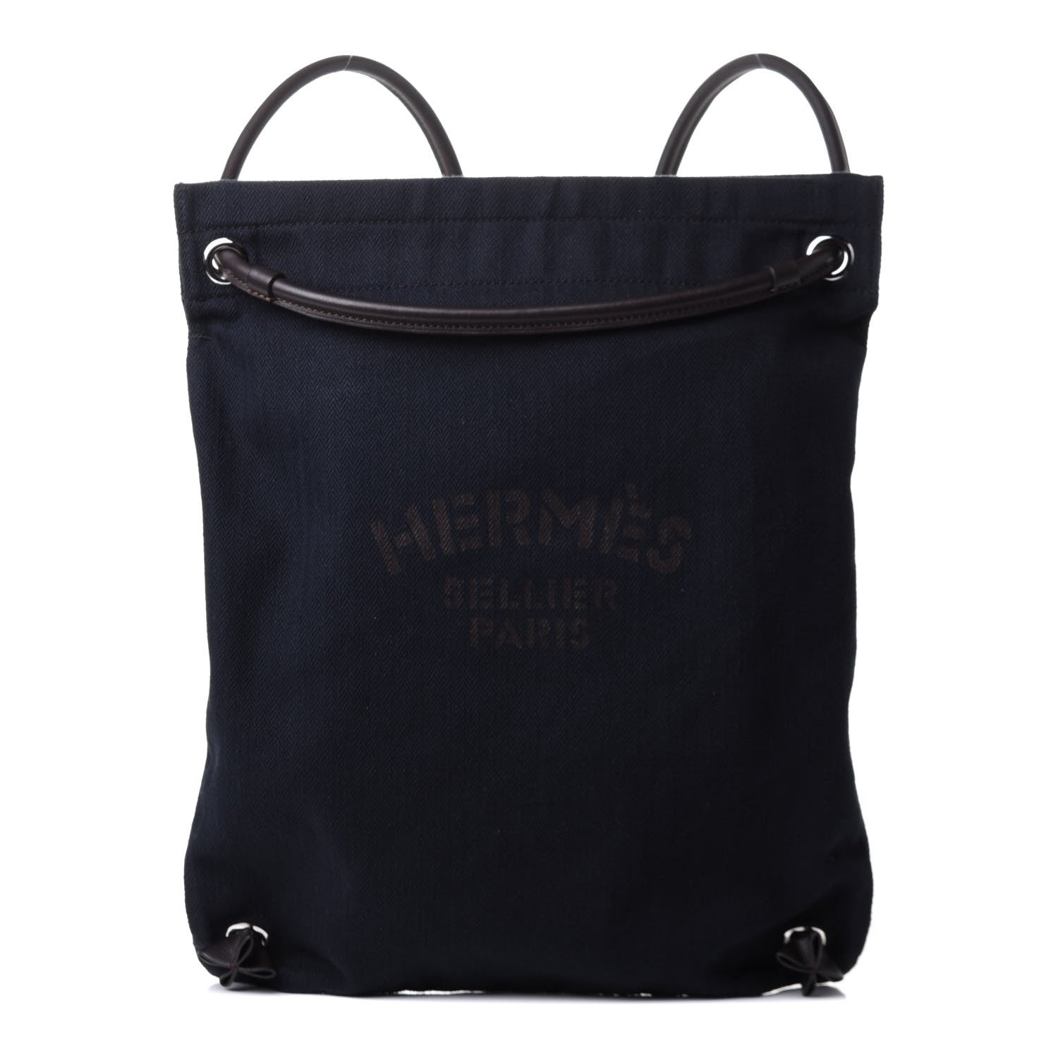 Hermes Toile Swift Maline Bag Navy Ebene 1 of 8
