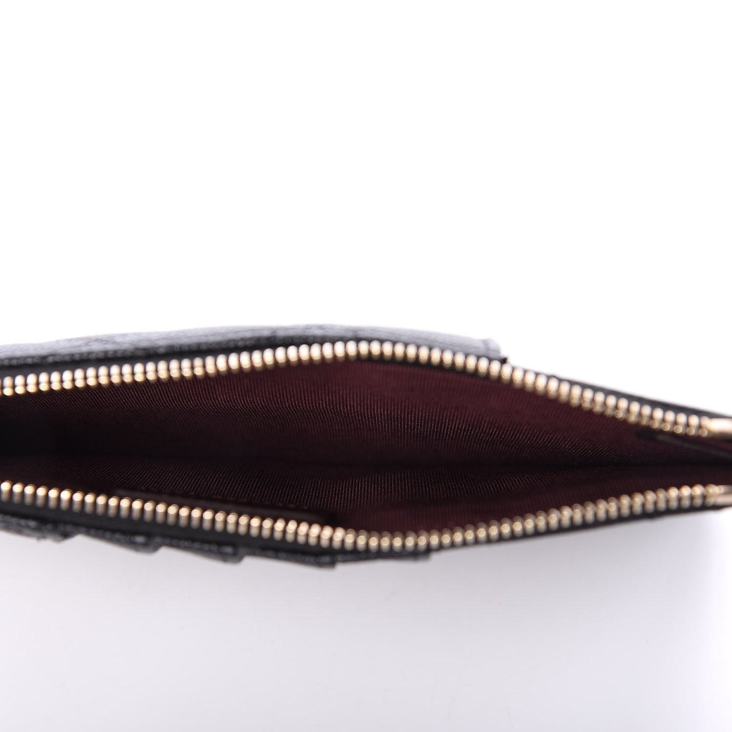 Caviar Quilted Classic Flat Wallet Pouch Black