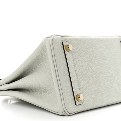 Hermes Togo Birkin 25 Gris Neve 8 of 11