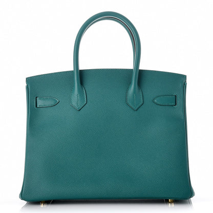 Hermes Epsom Birkin 30 Malachite 3 of 32
