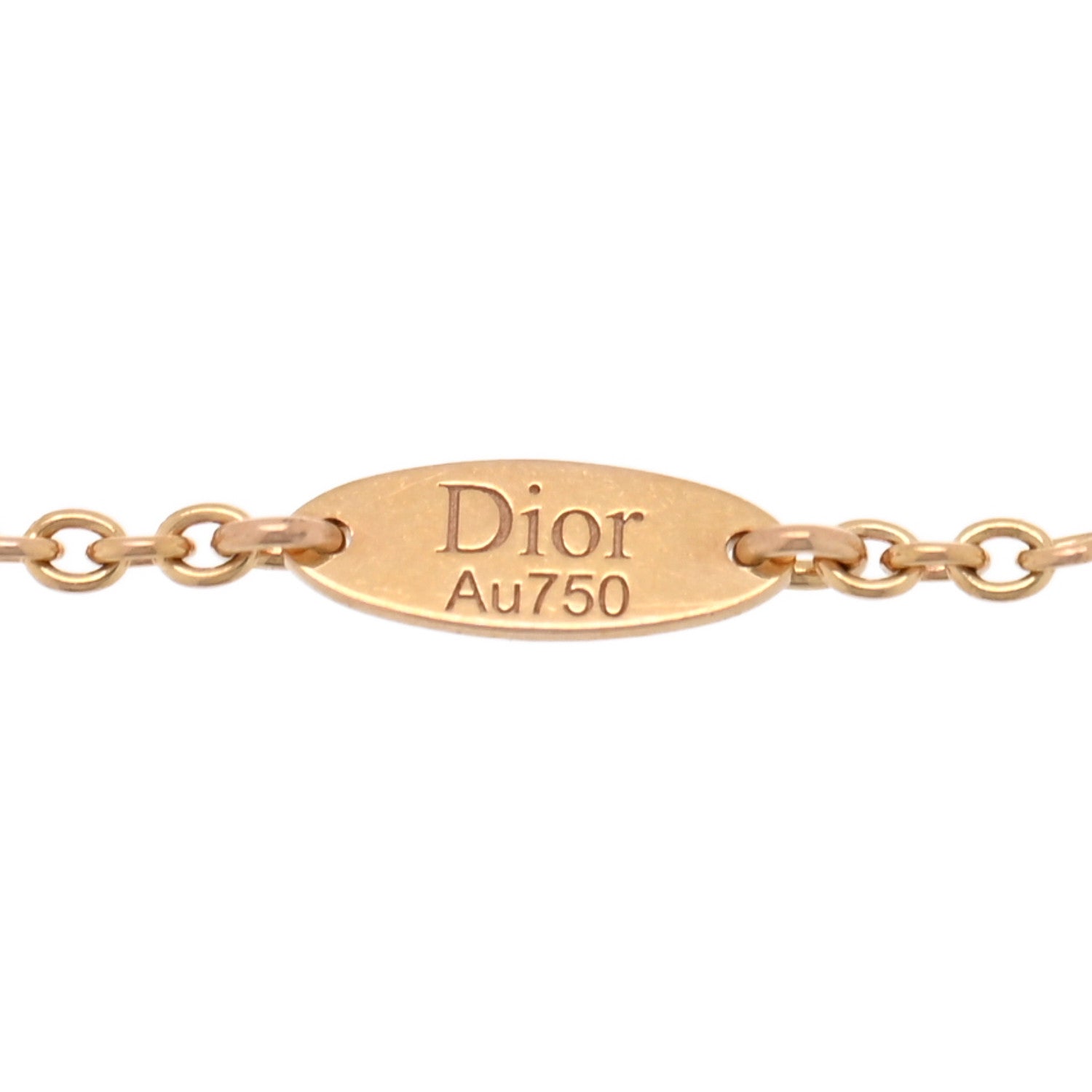 Christian Dior 18K Rose Gold Diamond Black Onyx Rose Des Vents Bracelet 3 of 3