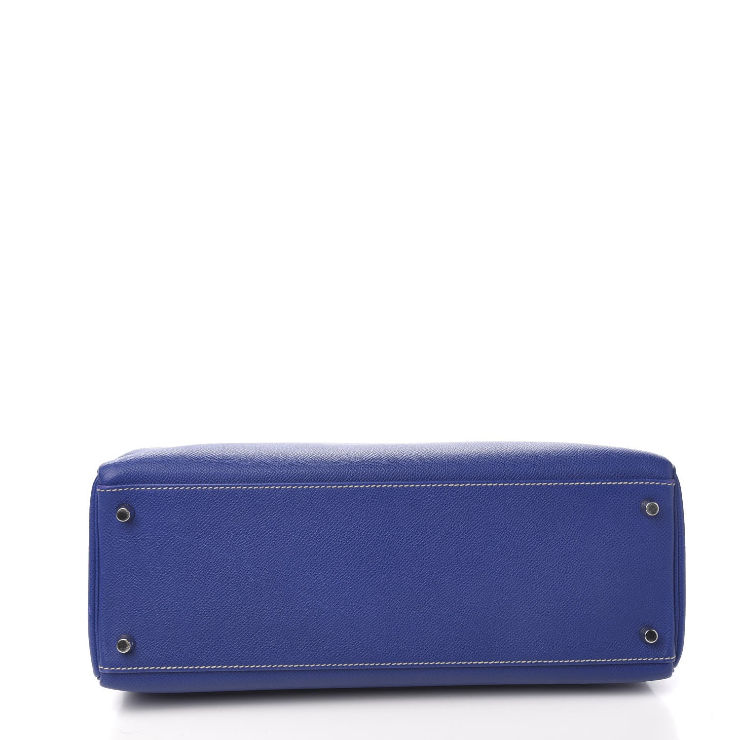 Hermes Epsom Candy Kelly Retourne 35 Bleu Electrique Mykonos 5 of 36