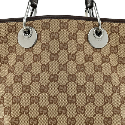 Gucci Monogram Small Eclipse Tote Brown 8 of 14