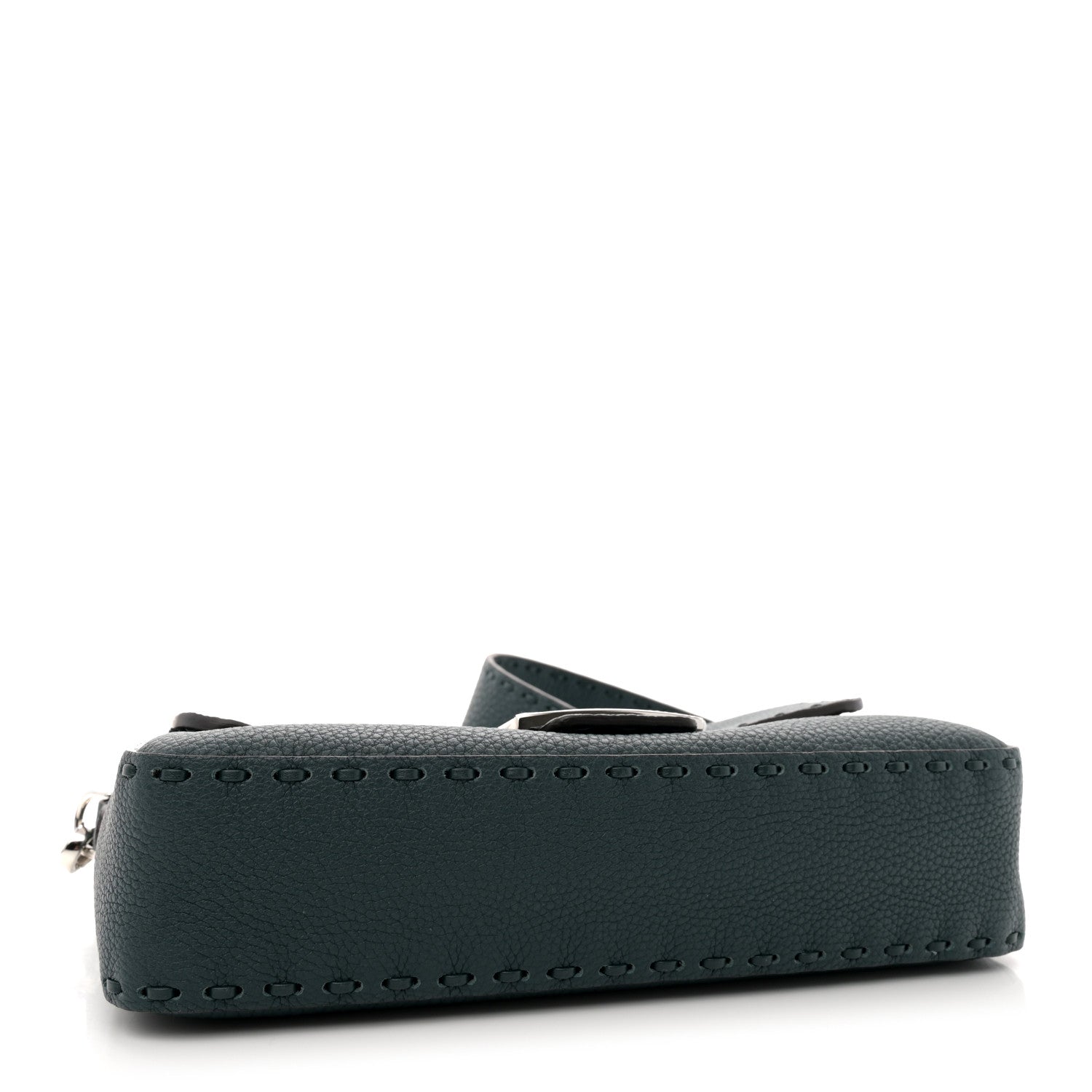 Fendi Cuoio Roma Sellerissima Nappa Sintetica Tape Stitch Baguette Amazzonia 4 of 10