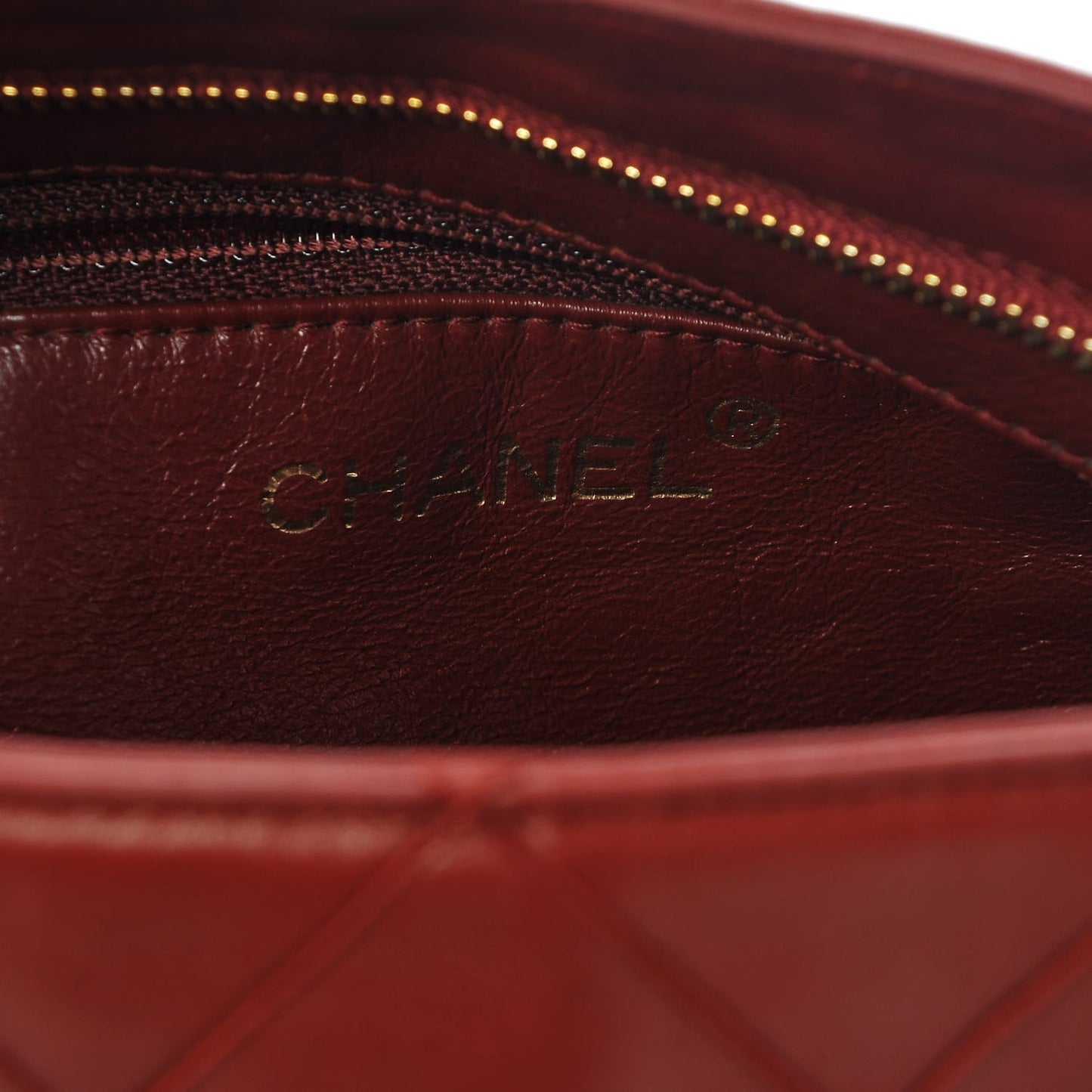 Lambskin Stitched Tassel Shoulder Bag Red