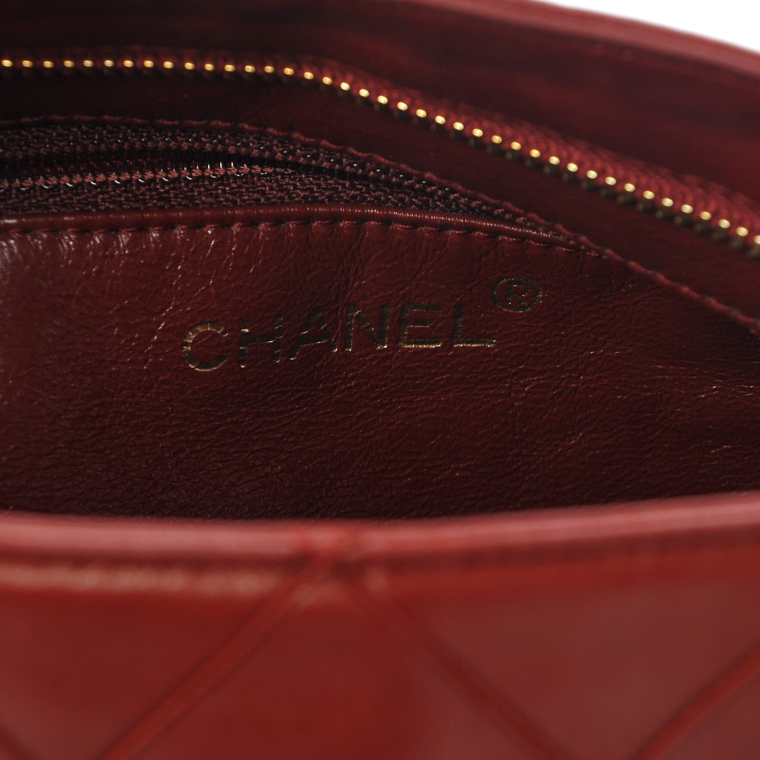 Chanel Lambskin Stitched Tassel Shoulder Bag Red 11 of 13