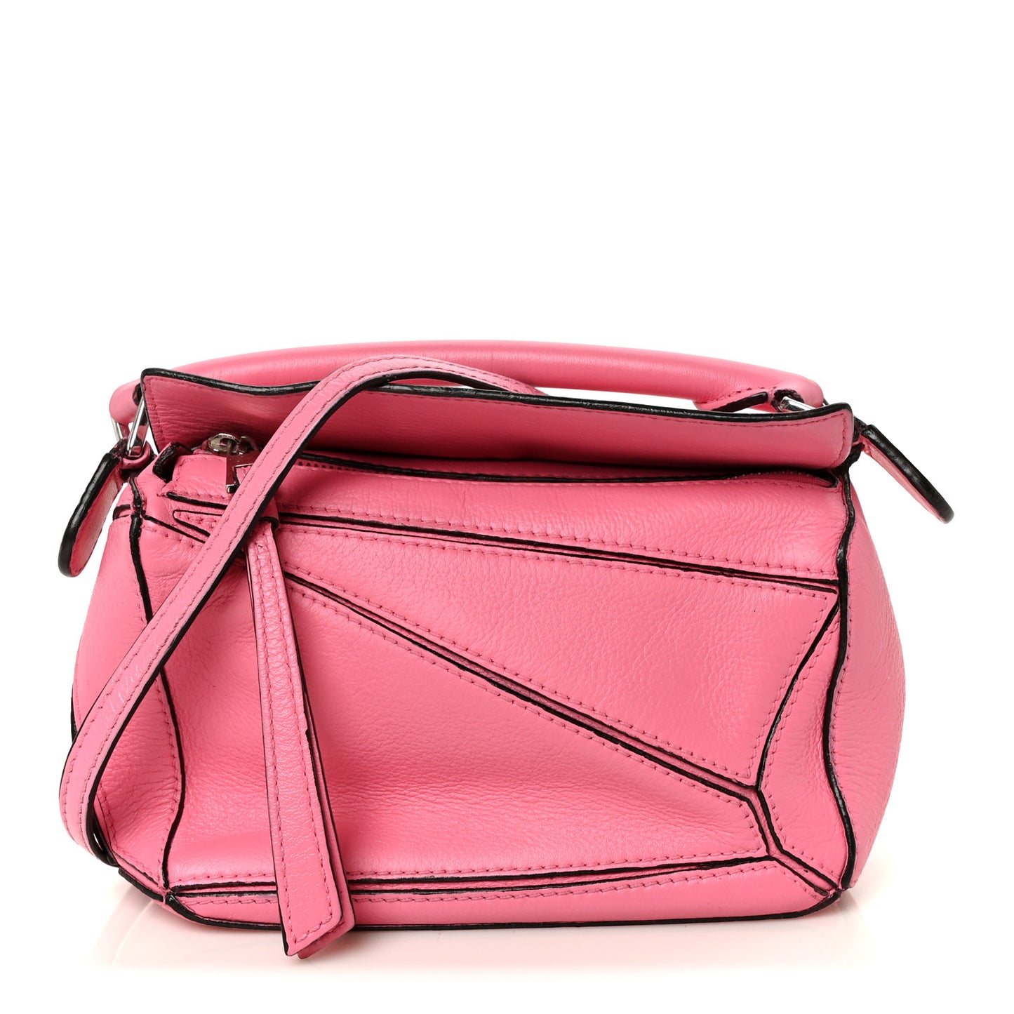 Calfskin Mini Puzzle Bag Wild Rose