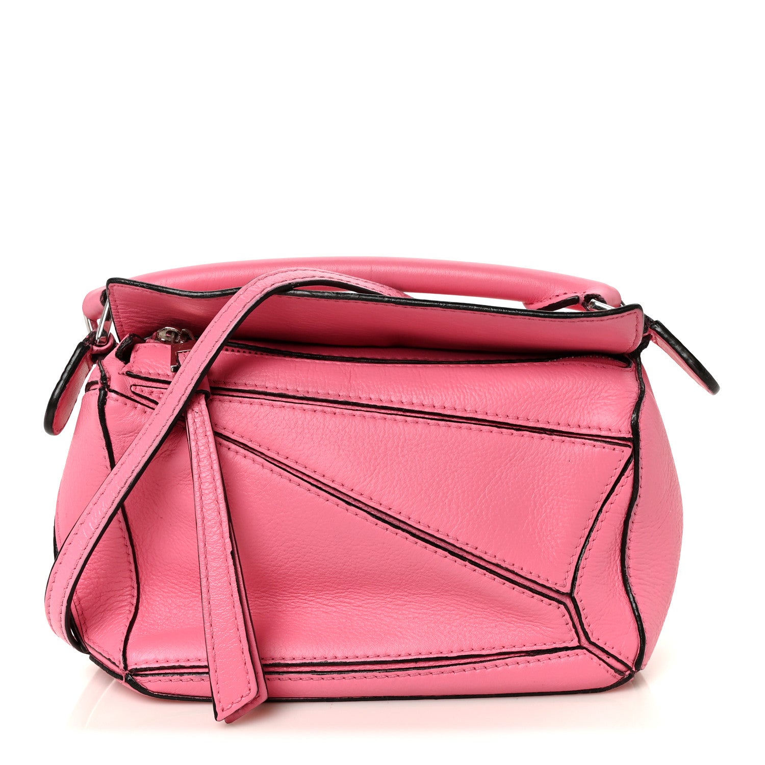 Loewe Calfskin Mini Puzzle Bag Wild Rose 1 of 11