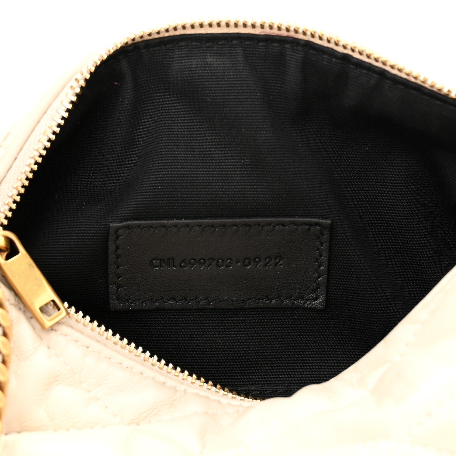 Saint Laurent Lambskin Monogram Mini Sade Tube Bag Crema Soft 7 of 12