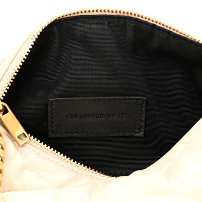 Saint Laurent Lambskin Monogram Mini Sade Tube Bag Crema Soft 7 of 12