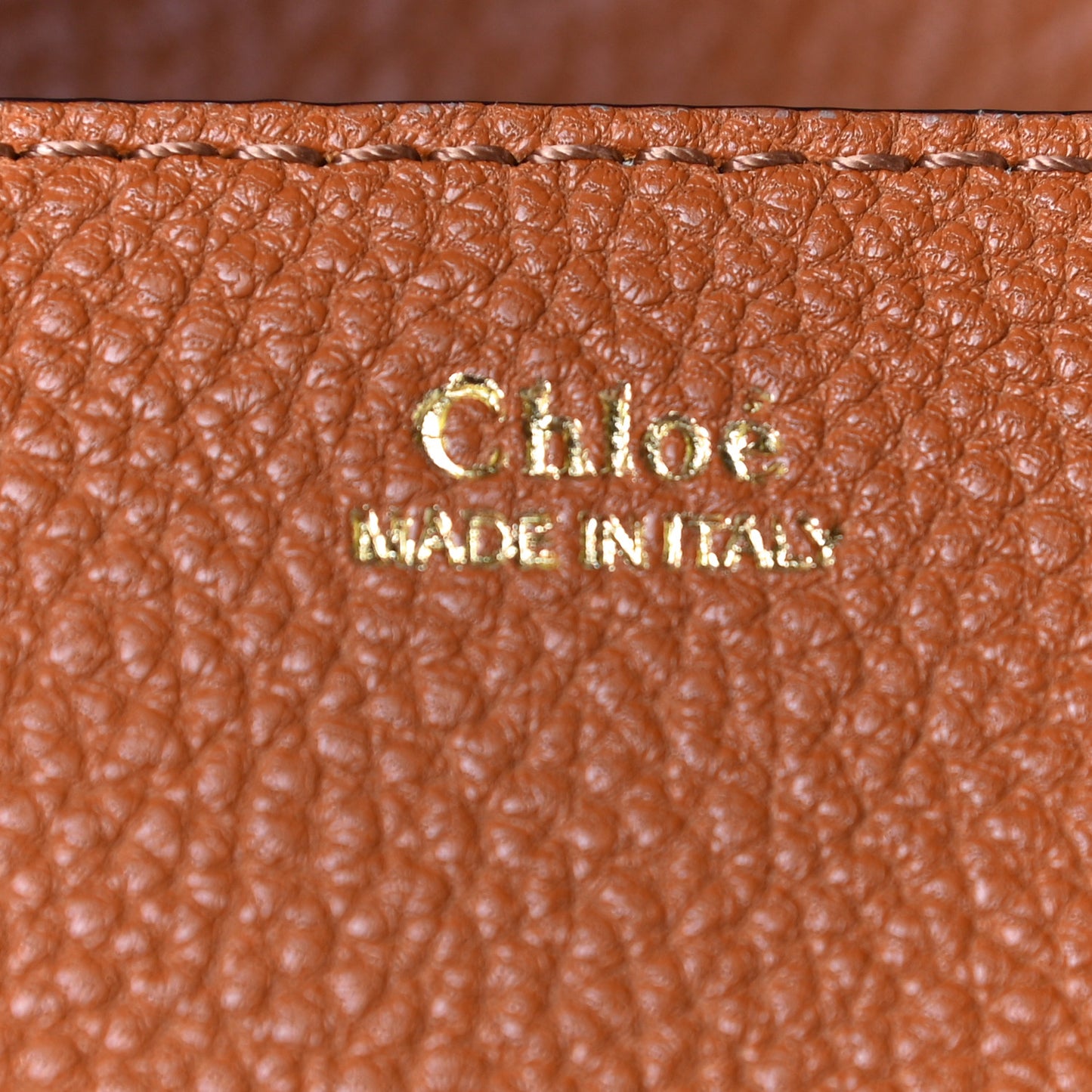 Grained Lambskin Drew Shoulder Bag Caramel