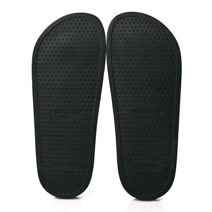 Givenchy Rubber Logo Pool Slide Sandals 39 Black 5 of 7