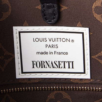 Louis Vuitton X FORNASETTI Calfskin Architettura Onthego MM Black White 8 of 8
