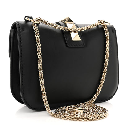 Valentino Garavani Vitello Small Glam Lock Rockstud Flap Black 3 of 14