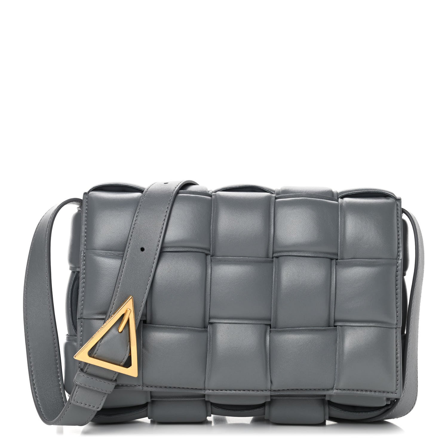Bottega Veneta Nappa Maxi Intreccio Padded Cassette Crossbody Bag Thunder 1 of 4