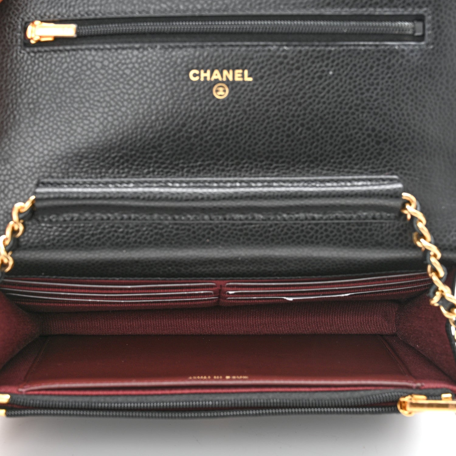 Chanel Caviar Quilted Wallet On Chain WOC Black 5 of 12