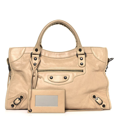 Balenciaga Agneau Classic Hardware City Sahara 1 of 19
