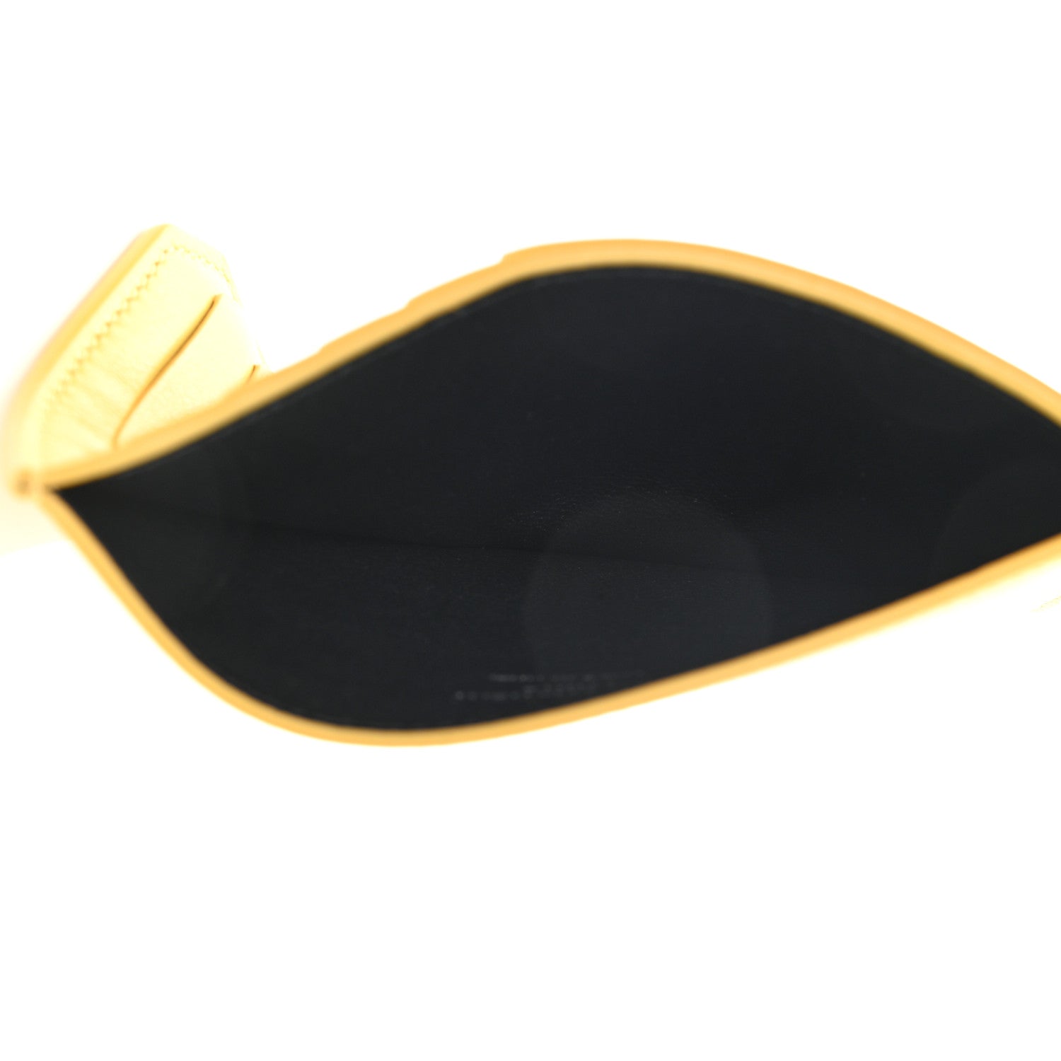 Saint Laurent Lambskin Monogram Loulou Puffer Pouch Clutch Yellow 7 of 13