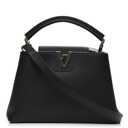 Louis Vuitton Taurillon Capucines BB Black 1 of 7
