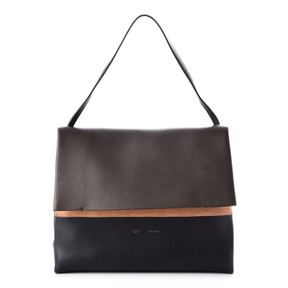Celine Calfskin Suede All Soft Shoulder Bag Taupe 1 of 6