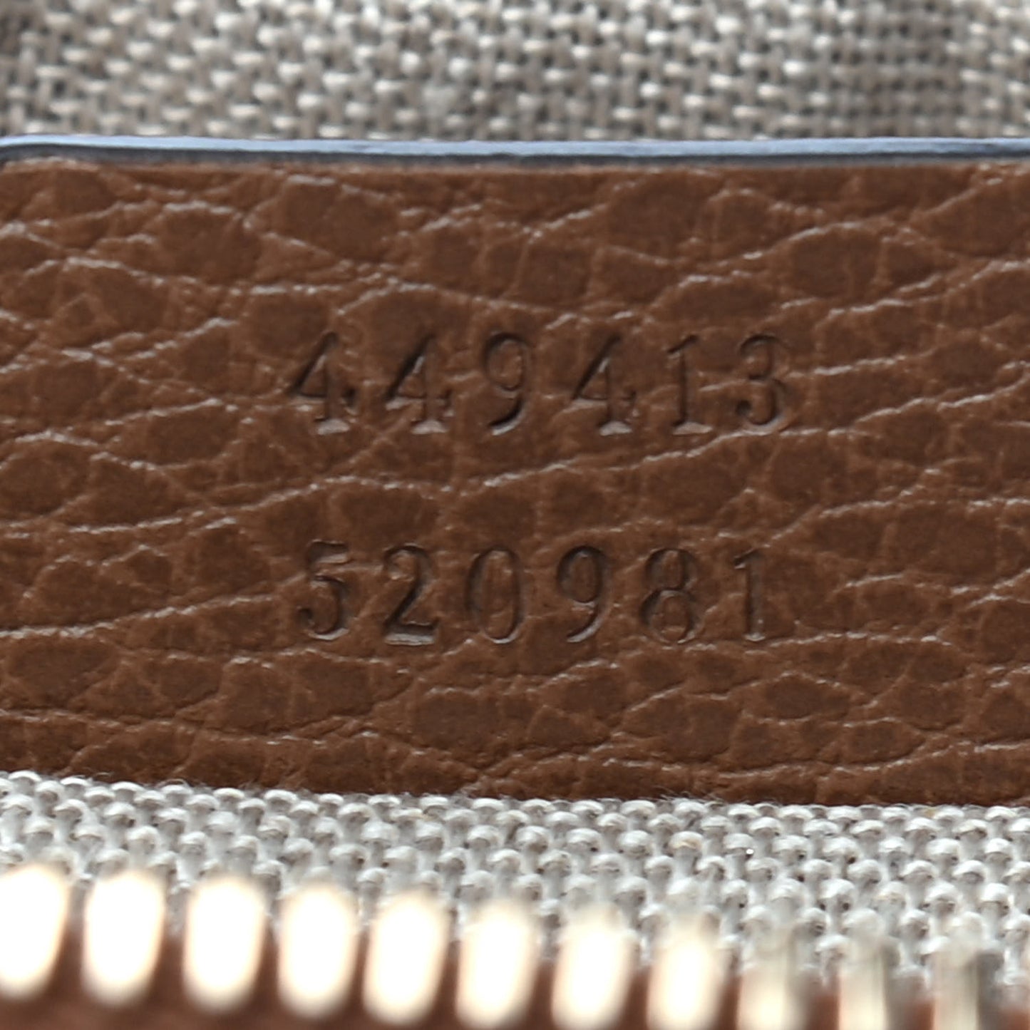 Monogram Mini Bree Messenger Bag Beige Tabacco