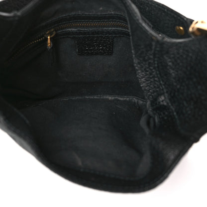 Gucci Monogram Mini Piston Lock Jackie O Hobo Black 5 of 9