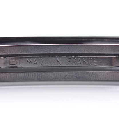 Chanel Crystal CC Hair Clip Barrette Silver 5 of 6