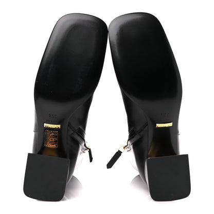 Gucci Nappa Charlotte Horsebit 55mm Ankle Boots 35.5 Black 5 of 9