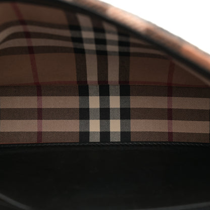 Burberry Check Cashmere Small Lola Bag Black 5 of 12