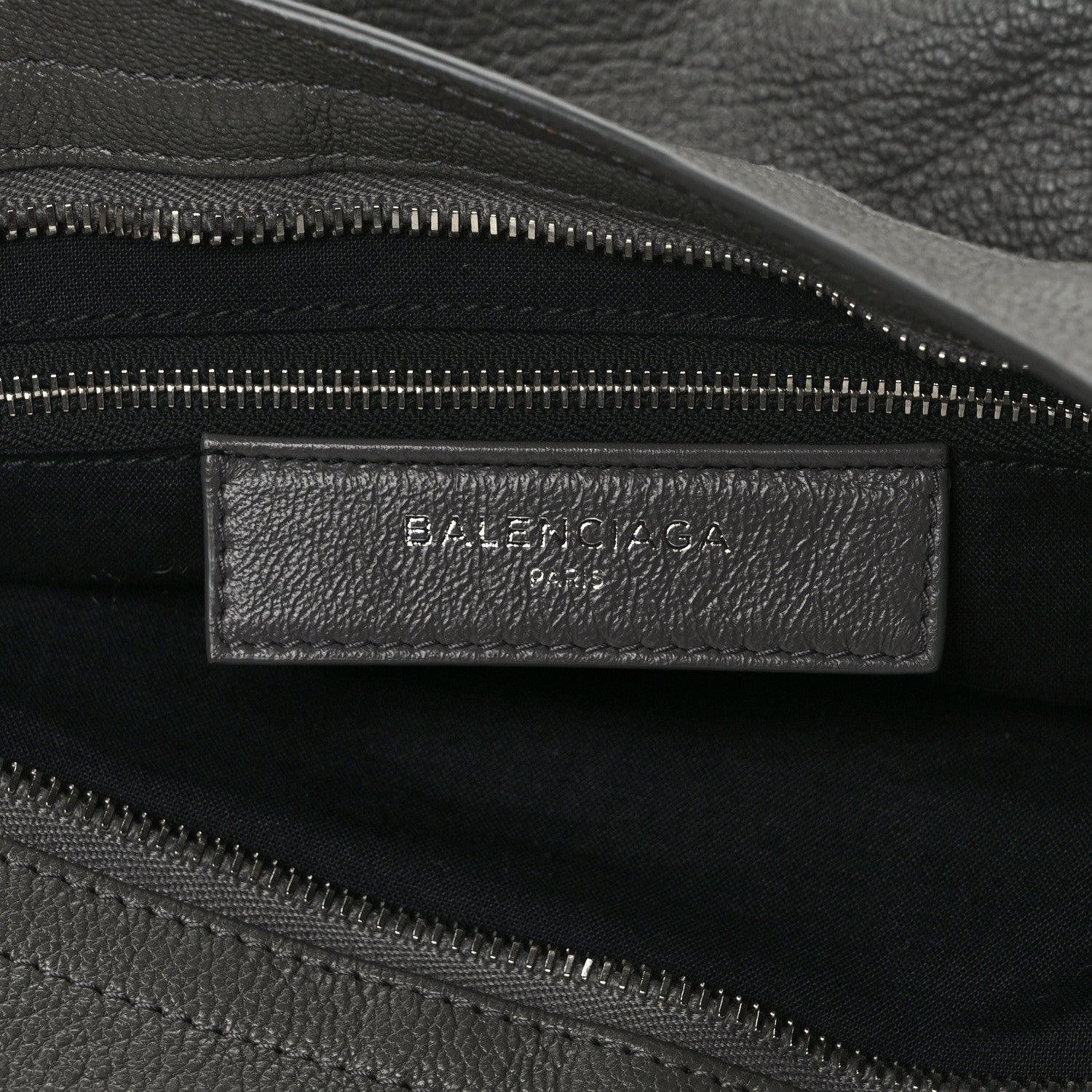 Balenciaga Chevre Silver Metallic Edge Hardware City Gris Acier 6 of 15