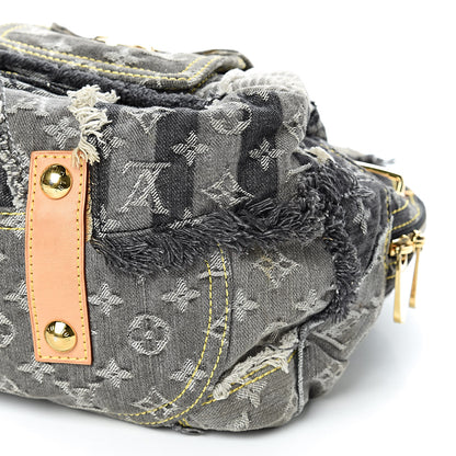 Louis Vuitton Denim Patchwork Bowly Black 9 of 10