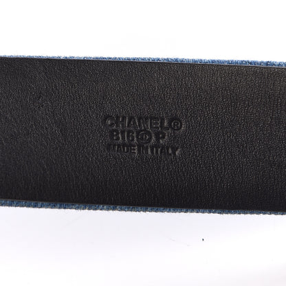 Chanel Denim CC Belt 75 30 Blue 6 of 8
