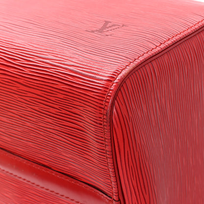 Louis Vuitton Epi Speedy 30 Castillan Red 12 of 13