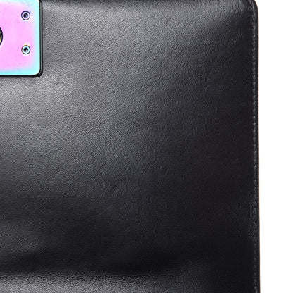 Chanel Lambskin LED Iridescent Metal Medium Boy Flap Black Multicolor 14 of 16